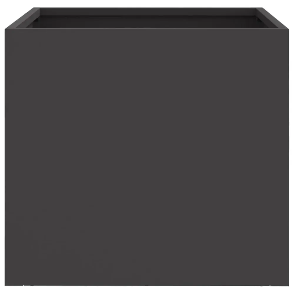 Jardinières 2 pcs noir 32x30x29 cm acier